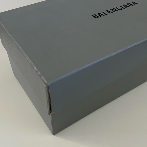 Balenciaga Black Faux Shearling Cosy BB Slip on Mule Slides Size 37 - Picture 9 of 9